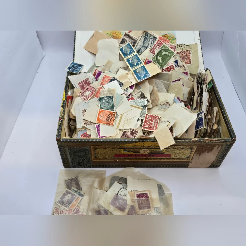 HUGE Lot Of Vintage Stamps‎ Mid Century Both Used And Unused
